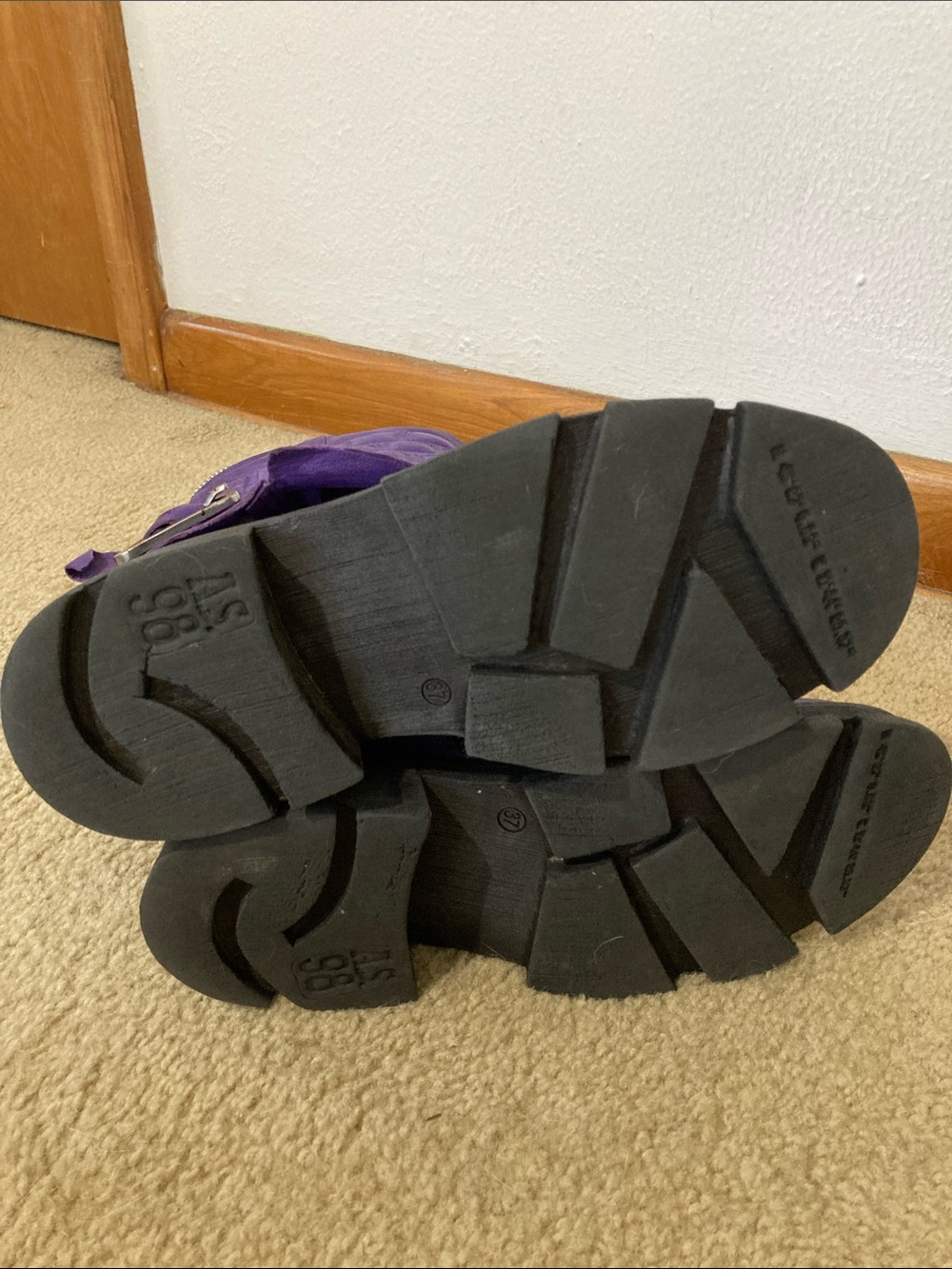 A.S.98 Toxic Purple Lopie Boots Size 7 - Picture 5 of 5